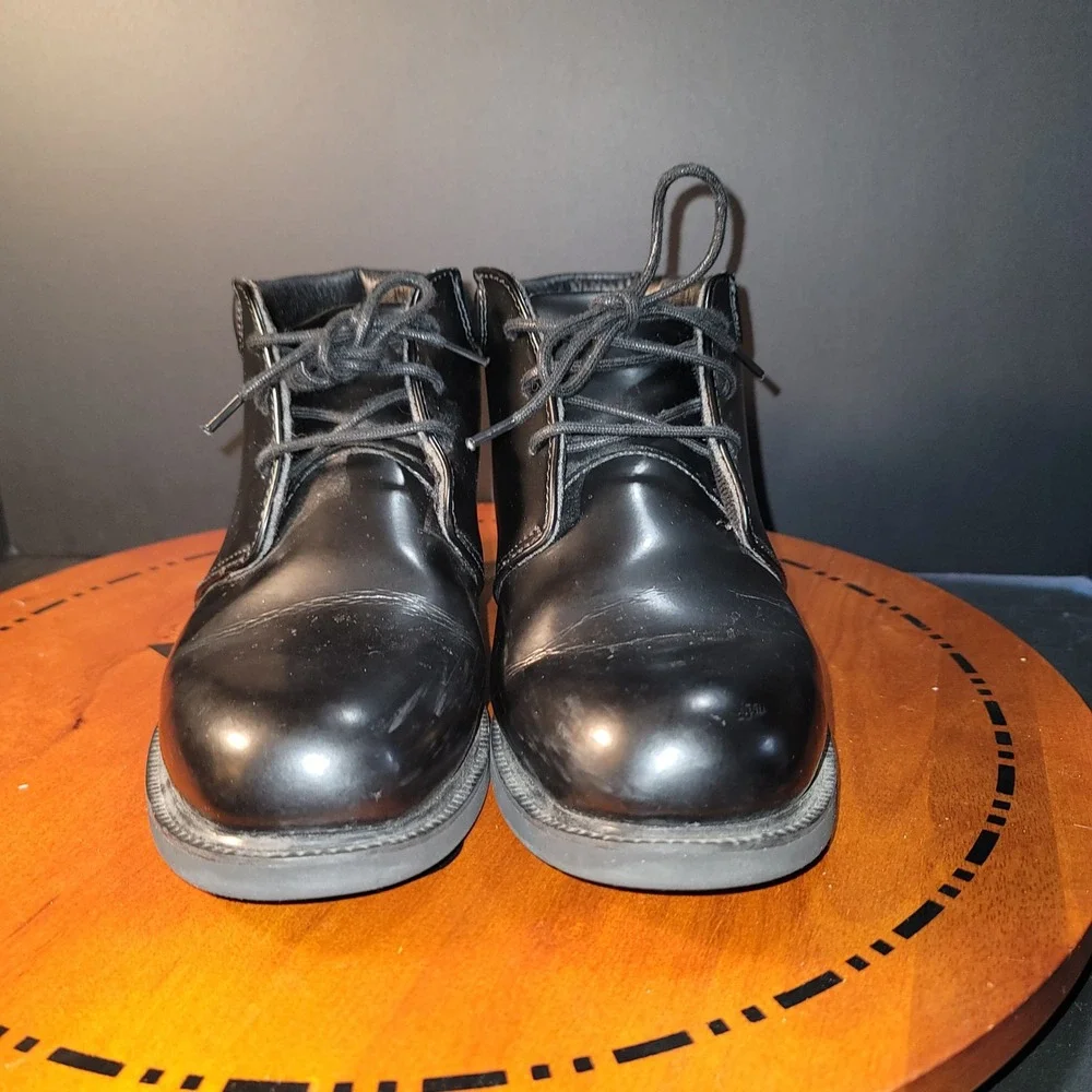 Thorogood Black Leather Chukka Boots Mens 6 Womens 8 Uniform Shoes 834-6032